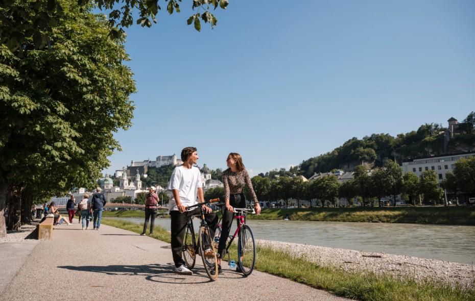 Fahrradtour entlang der Salzach